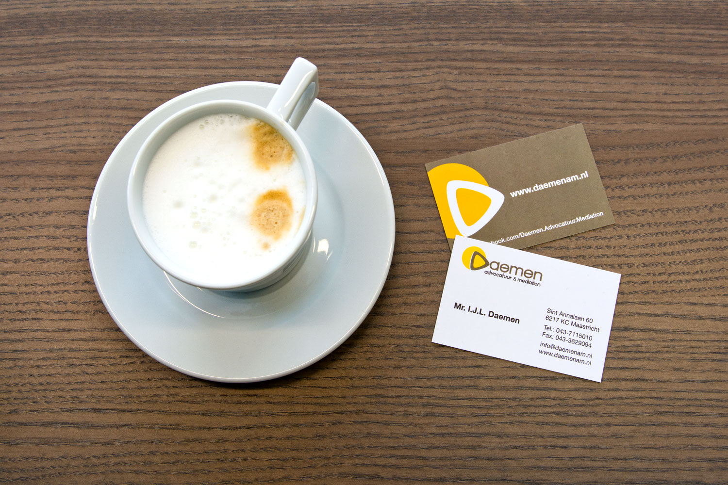 Webdesigner Maastricht, Daemen advocatuur en mediation huisstijl en website design