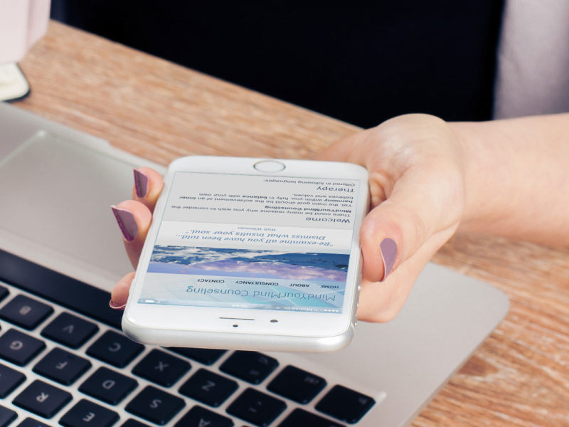 Webdesigner Maastricht, Mind Your Mind counseling website design en ontwikkeling
